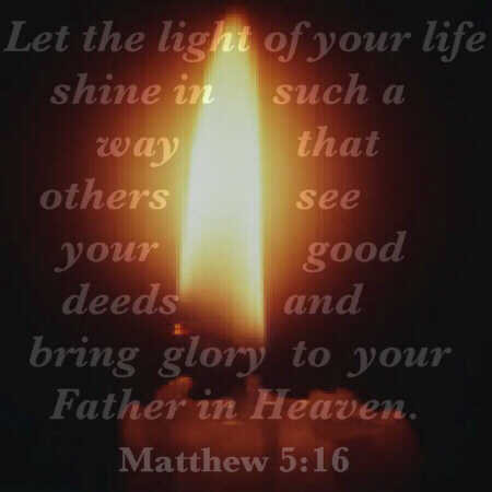 Inspirational Art: Matthew 5:16